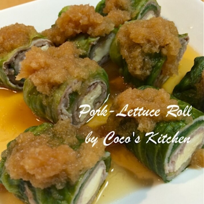 安い!簡単!豪華っぽい!☆豆腐と豚肉のレタス巻き